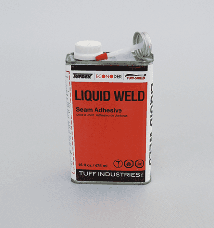 Econodek Liquid Weld Seam Adhesive for vinyl decking