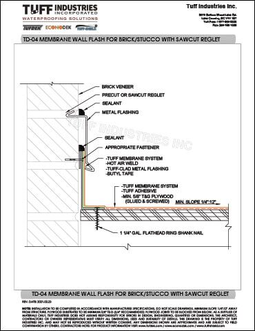 TD-04-MEMBRANE-WALL-FLASH TD-04-MEMBRANE-WALL-FLASH