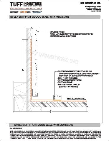TD-08A-STRIP-IN-AT-STUCCO-WALL,-WITH-MEMBRANE TD-08A-STRIP-IN-AT-STUCCO-WALL,-WITH-MEMBRANE