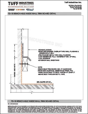 TD-18-REMOVABLE-INSIDE-WALL-TRIM-BOARD-DETAIL TD-18-REMOVABLE-INSIDE-WALL-TRIM-BOARD-DETAIL