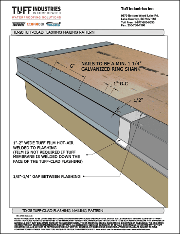 TD-28-TUFF-CLAD-FLASHING-NAILING-PATTERN