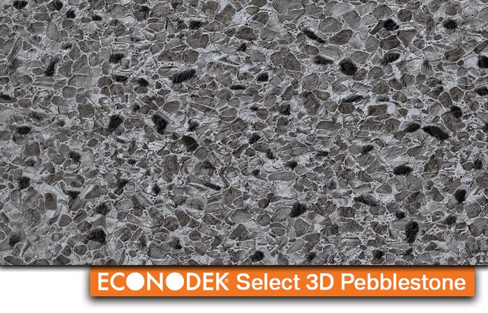 Econodek Select 3D Pebblestone manufacturer sample