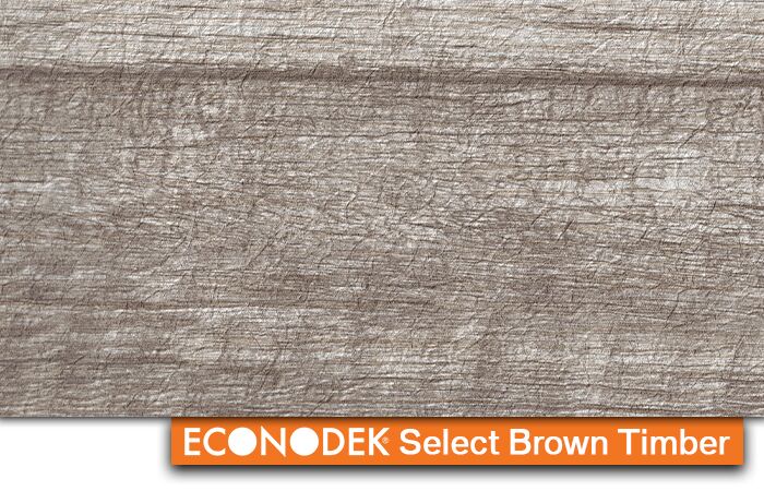 Econodek Select Brown Timber manufacturer sample